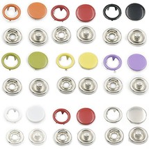 100 PCS 3/8&quot; 9.5MM Open Ring No Sew Snaps Fastener sattaching stud 3/8&quot; - £8.67 GBP