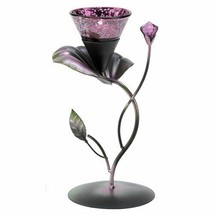 Lilac Lily Pad Tealight Candle Holder - £13.08 GBP