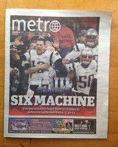 New England Patriots 2019 Super Bowl Champion Boston Metro Newspaper Six... - $15.51