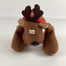 Hallmark Rodney Reindeer Burger King 7&quot; Plush Bean Stuffed Christmas Vintage 70s - £22.86 GBP