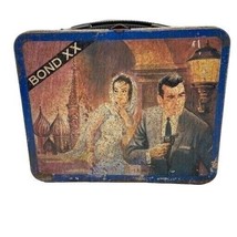 1966 BOND XX Secret Agent Metal Lunch Box Without Thermos. - £38.82 GBP