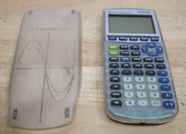 Texas Instruments TI-83 Plus Silver Edition Clear Graphing with Cover TESTED - $29.70