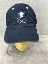 Vintage Imperial Golf Crest Strap Back Hat Cap  USA Dark Blue - $11.98