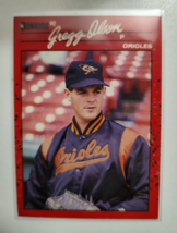 1990 Donruss Baseball Card Gregg Olson Baltimore Orioles #377 - £1.19 GBP