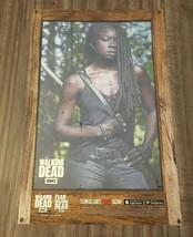 The Walking Dead Michonne Amc Nycc Exclusive Promo Poster Art Print Topps Litho - $16.34