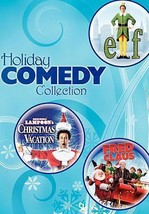 Xmas Comedy 3 Movie Dvd Set Elf Christmas Vacation Fred Claus [New] - £8.87 GBP