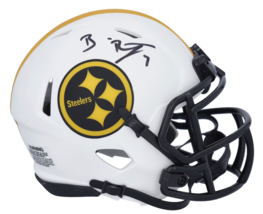 Ben Roethlisberger Autographed Steelers Lunar Eclipse Mini Helmet Fanatics - £268.95 GBP