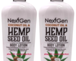 ( Lot 2 ) NextGenCoconut oil &amp; hemp seed oil Body Lotion 12 oz Each - $24.74