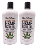( Lot 2 ) NextGenCoconut oil &amp; hemp seed oil Body Lotion 12 oz Each - $452.56 MXN