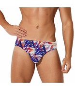 Mondxflaur Retro USA Flag Swim Briefs Sexy Swimming Trunks Quick Dry Ath... - $374.21 MXN