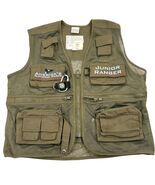 Junior Ranger National Parks Kids Activity Vest Pockets Olive Green XL - $354.26 MXN