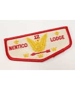 Vintage Nentico Lodge 12 OA Order Arrow WWW Boy Scouts America Flap Patch - $14.75 CAD