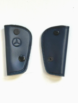 Classic Blade Style Key Holder Cover Leather for Mercedes W108 W115 Dark Blue - £30.76 GBP