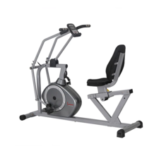 Sunny Health Fitness Recumbent Exercise Bike Bicycle Magnetic Arm Cross ... - $189.99