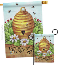 Bee Hive Home - Impressions Decorative Flags Set S104083-BO - £46.33 GBP
