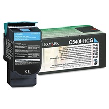 Lexmark C540H1CG High-Yield Toner Cartridge, Cyan - in Retail Packaging - $49.49