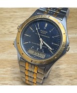 Pulsar Analog Digital Quartz Watch V041-9100 Men Alarm Chrono New Batter... - £36.02 GBP
