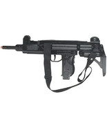 GONHER REPLICA ISRAELI UZI STYLE 12 CAPS SUBMACHINE GUN - BLACK FINISH WITH SLIN - $49.49