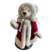 Vintage Franklin Mint Heirloom Bear Christmas Bear Limited Ed. 14&quot; Jointed with - £19.53 GBP