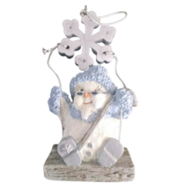Encore Snow Buddies Frostbite on Snowflake Swing Ornament 94625 w/ Box 2000 NOS - £7.51 GBP