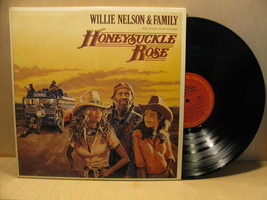 Willie Nelson And Family Honeysuckle Rose LP 1980 CBS S2-36752 - £11.99 GBP