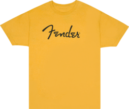 Fender® Spaghetti Logo T-Shirt, Butterscotch, X-Large - £19.80 GBP