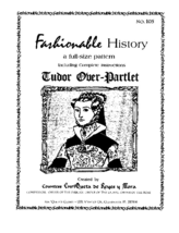 Tudor Over-Partlet Pattern by Queta&#39;s Closet No.105 - £8.42 GBP