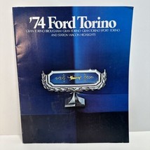 1974 Ford Torino Brochure Gran Brougham Sport Squire Wagon Excellent Original 74 - £7.18 GBP