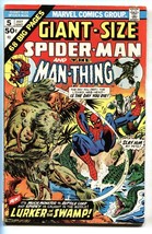 GIANT-SIZE SPIDER-MAN #5 Comic Book 1975 Marvel MAN-THING And Spider-Man - £24.41 GBP
