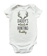 Daddy&#39;s Little Hunter Shirt for Boys, Daddy&#39;s Hunting Shirt for Boys - £9.45 GBP+
