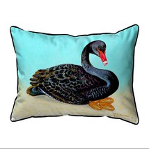 Betsy Drake Black Swan Extra Large Zippered Pillow 20x24 - $61.88