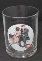 Norman Rockwell Whiskey Glass Saturday Evening Post A Night On The Town Collect - £6.30 GBP