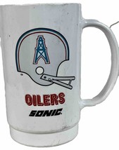 Vintage Houston Oilers Plastic Drink Cup Mug  Sonic Dr Pepper Promo NFL ... - £9.45 GBP