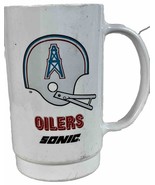 Vintage Houston Oilers Plastic Drink Cup Mug  Sonic Dr Pepper Promo NFL ... - £9.29 GBP