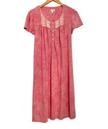 Secret Treasures Nightgown Womens Size Medium 8 10 Pink Floral Nightie Lace - $203.92 MXN