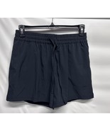 D &amp; Co Beach Black Athletic Swim Shorts 4&quot; Lined w Pockets Quick Dry 10 - $33.91 CAD