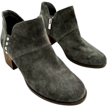 ugg koolaburra women&#39;s 1096440 grey suede studded zip-up ankle booties s... - $403.23 MXN