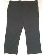 Gap Maternity Womens Capri Pants Size 0 Reg Black Cotton Blend Adjustabl... - $16.27 CAD