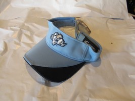 NCAA North Carolina Tar Heels Embroidered Raised Logo Visor Blue/Navy OSFM Mesh - £19.66 GBP