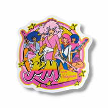 Jem and the Holograms Vinyl Sticker (KK32): Band Logo, 2.25 in. - $3.90