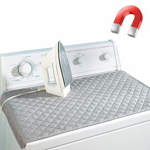 Portable Magnetic Mat Washer Ironing Cover Dryer Board Heat Resistant Blanket - £22.90 GBP
