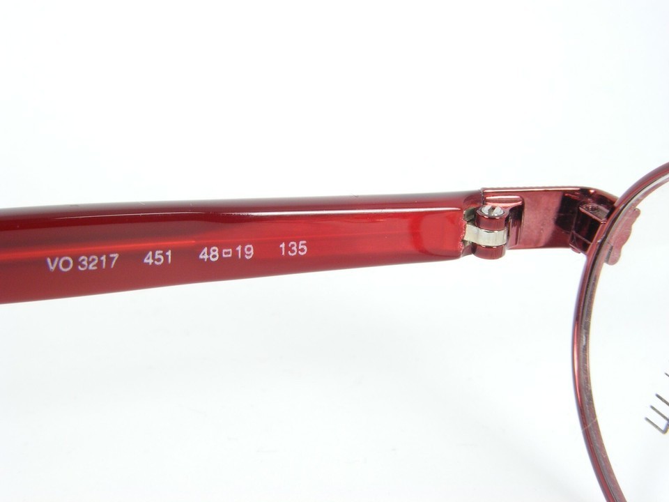 Vogue FLORENCE VO 3217 451 RED EYEGLASSES GLASSES METAL FRAME VO3217 48-19-135mm Item image 10