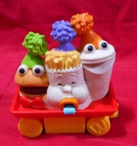 McDonalds Moving Party Blowout Train Car, Happy Meal Toy Fries Burger Shake Rare - £15.24 GBP