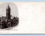 Metodista Episcopale Me Chiesa Albion Michigan Mi Unp Udb Cartolina B16 - $4.04