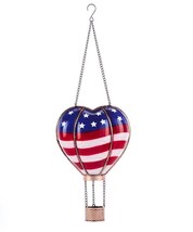 American Flag Solar Light Hanging Hot Air Balloon Design Lantern Garden ... - $752.48 MXN