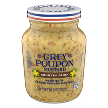 Grey Poupon Mustard Jar Country Dijon 8 oz Jars, 3 Included, Free Shipping - £23.18 GBP