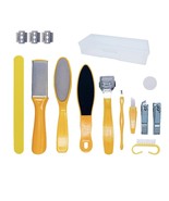 15-in-1 Professional Pedicure Tools Set - Foot Care Stainless Steel Pedi... - $13.56 CAD