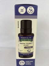 Nature&#39;s Truth Essential Oil Mental Clarity Massage 0.51oz Pure Essentia... - £4.45 GBP