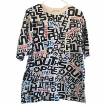 Southpole Shirt Mens L AOP  MCMXCI All Over Print Double Sided Spell-Out Multi - £45.35 GBP