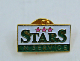 3 Three Stars in Service Multi Colored Collectible Pin Pinback Vintage - £10.99 GBP